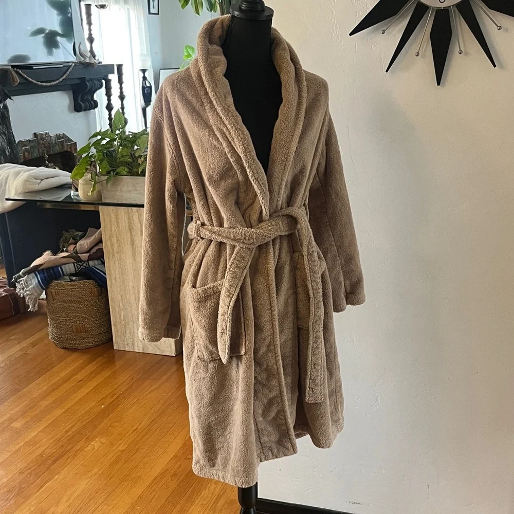 Parachute Tan Plush Robe - Picture 1 of 3